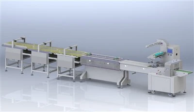 Automatisk kikslamineringsfodringslinje